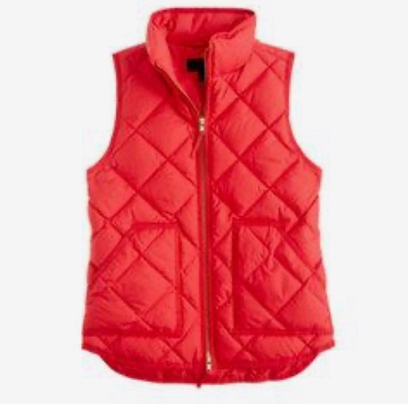 J. Crew | red | excursion | puff vest - Picture 2 of 12